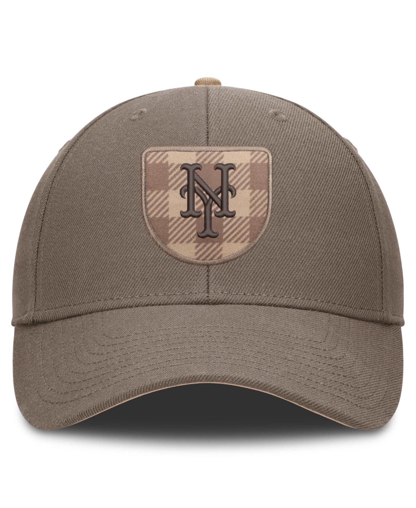 Мужская кепка Nike Brown New York Mets Statement Rise Adjustable Hat — фото 2