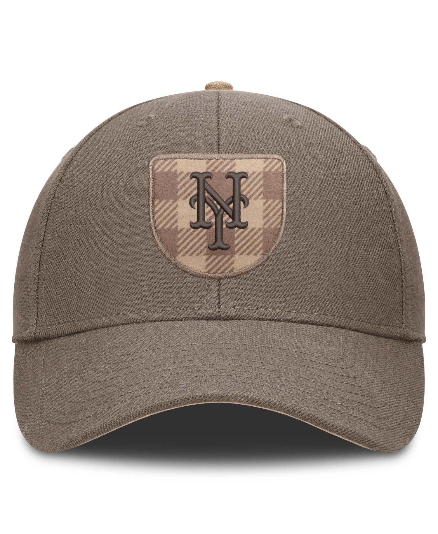 Men's Brown New York Mets Statement Rise Adjustable Hat