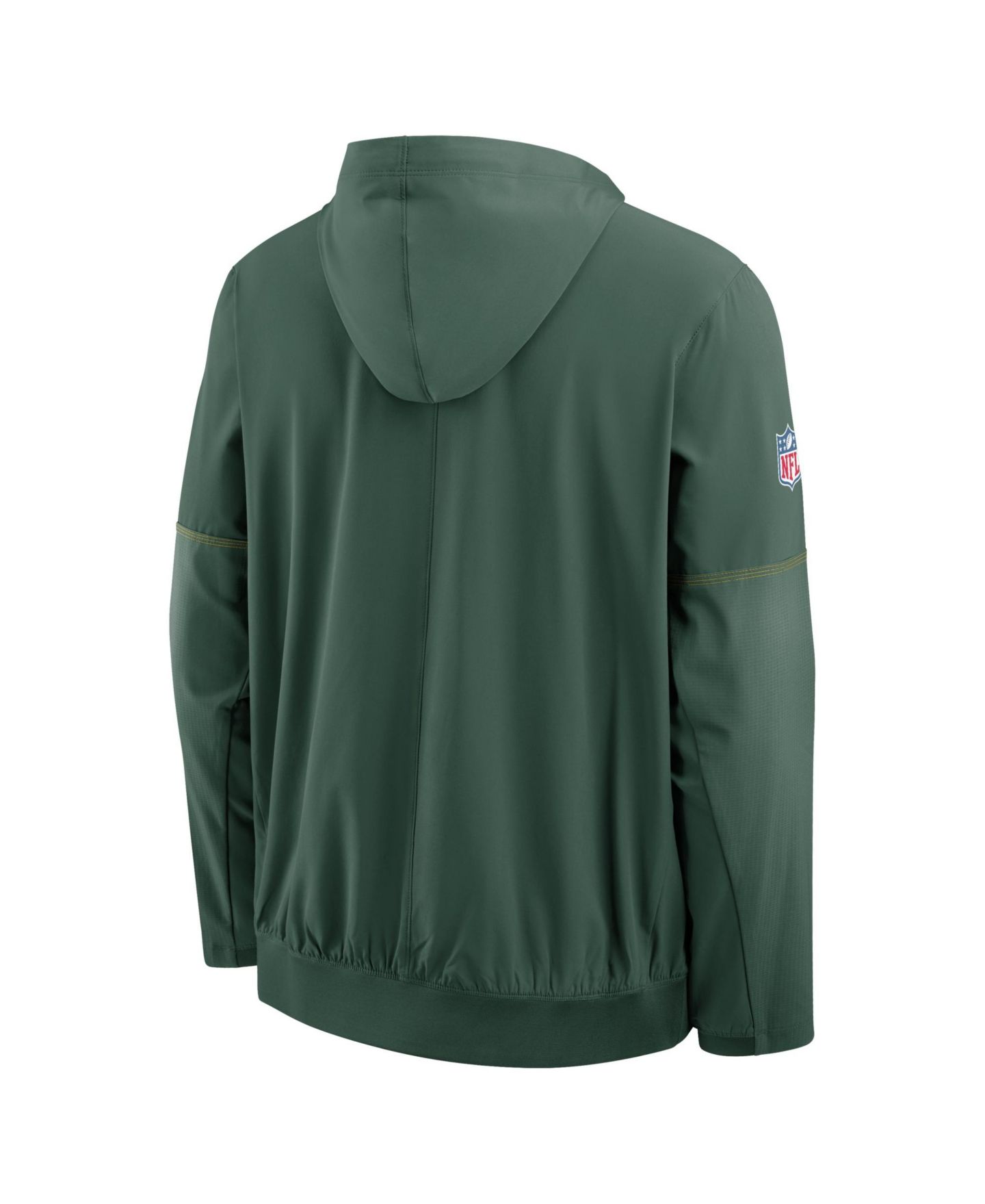 Мужское худи Nike Green Bay Packers Sideline Logo Glory Anorak Half-Zip — фото 3