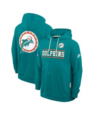 Men's Aqua Miami Dolphins Standard Issue Replay Officials Alternate Dri-FIT Hoodie