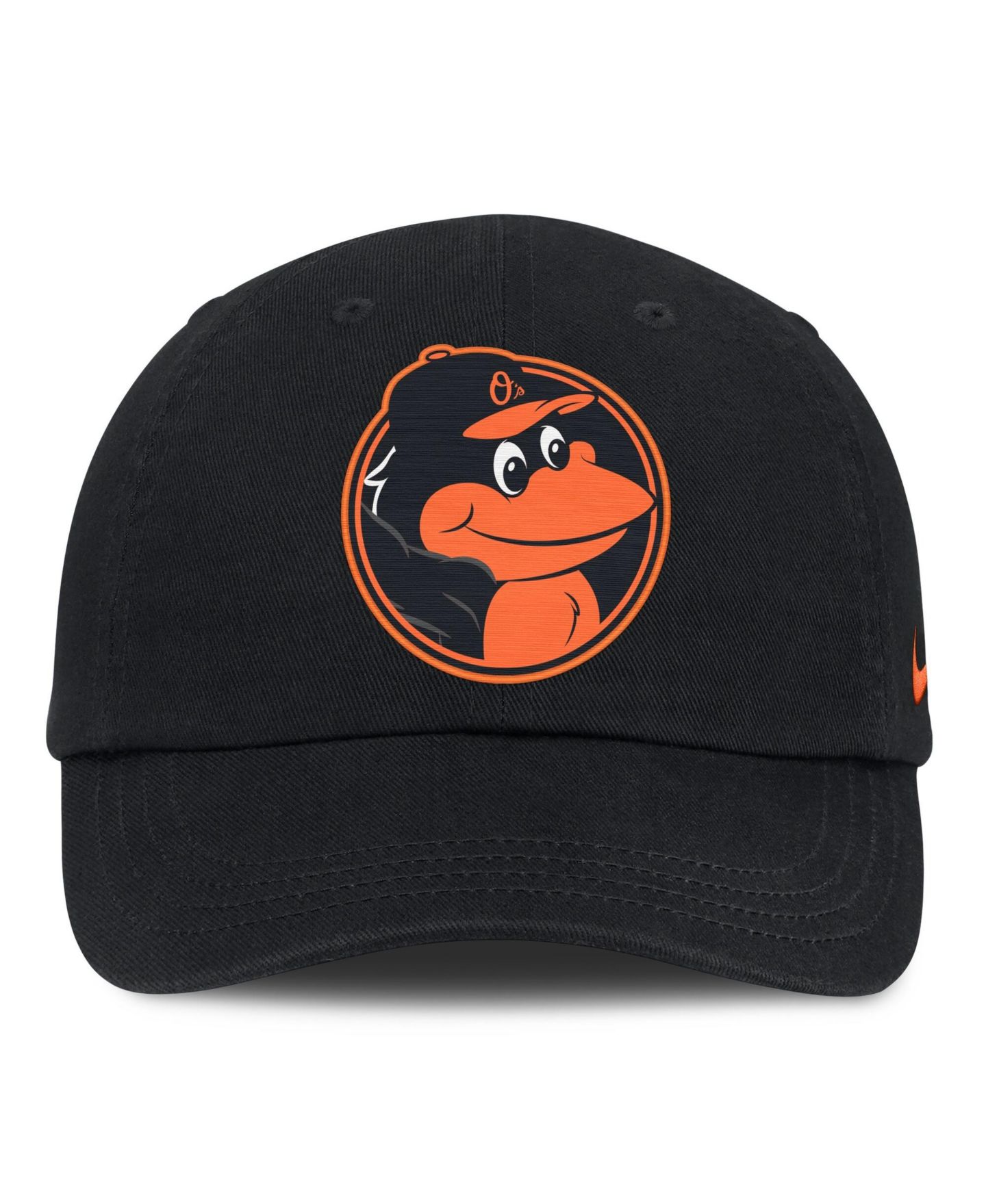 Кепка Nike Black Baltimore Orioles Mascot Club Flex Hat для малышей — фото 2