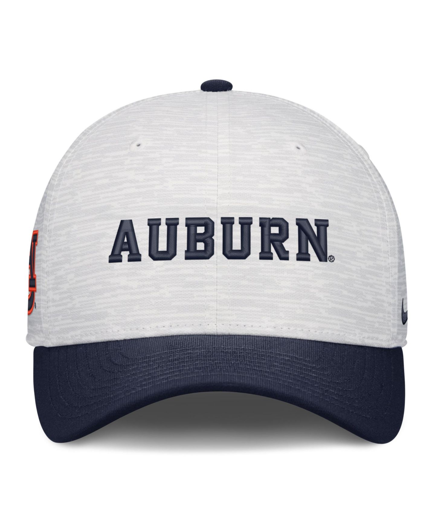 Кепка Nike White/Navy Auburn Tigers Primetime Rise Adjustable Hat — фото 2