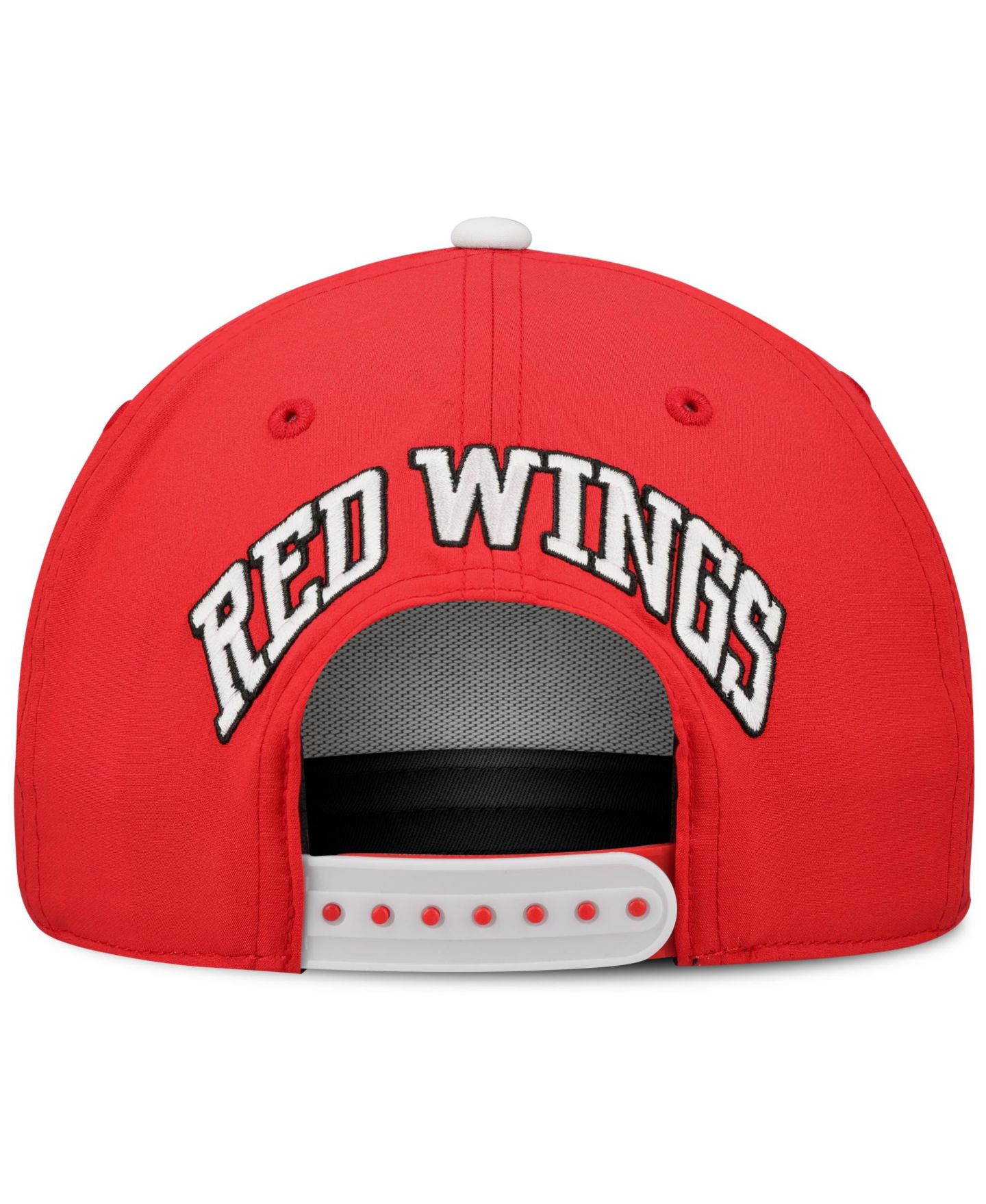 Мужская кепка Fanatics Red Detroit Red Wings On Stage Podium A-Frame Adjustable Hat — фото 4