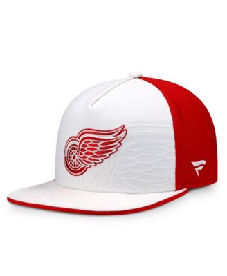 Men's White/Red Detroit Red Wings Snapback Hat