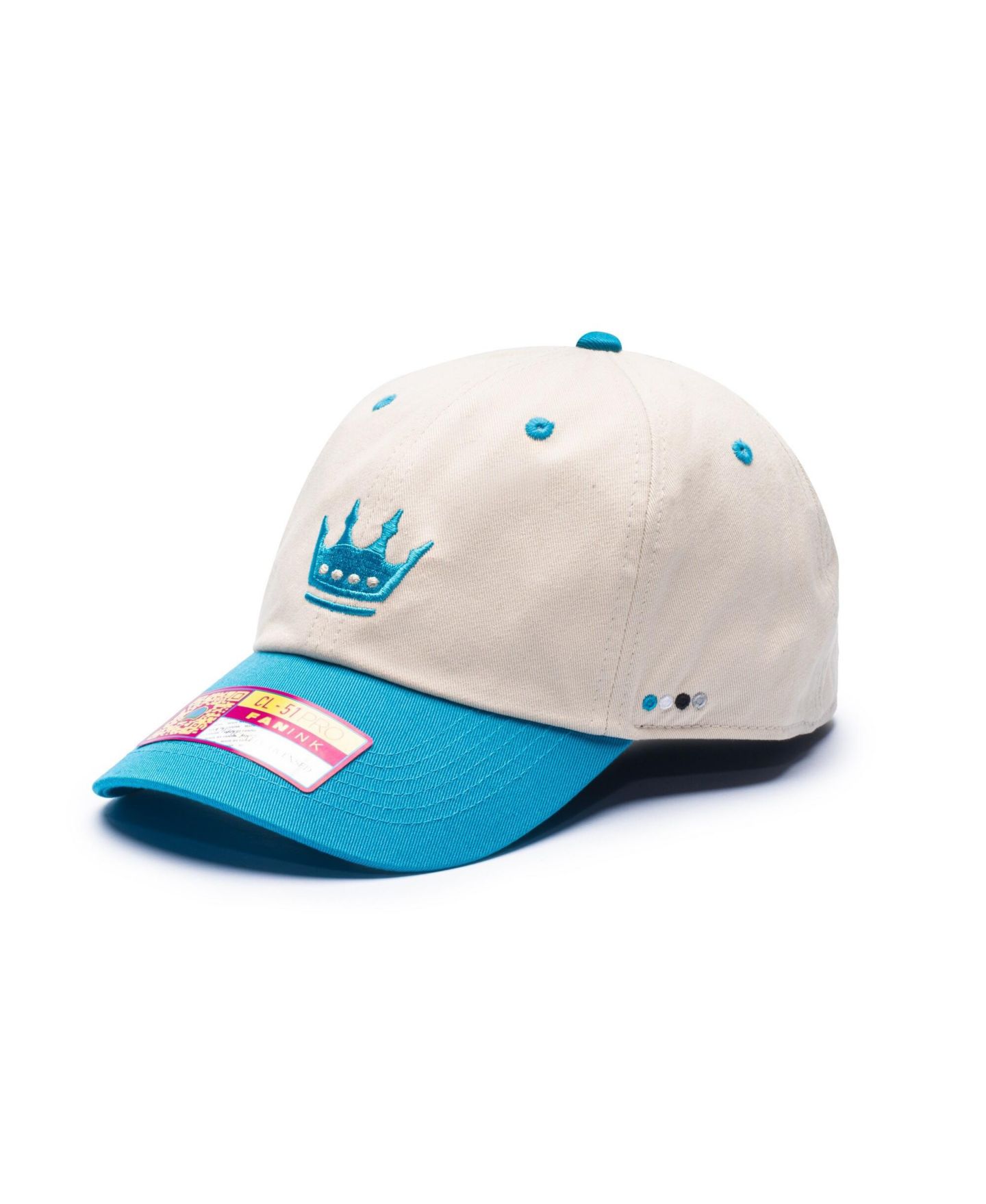 Кепка Fan Ink Tan/Blue Charlotte FC Ocean Drive Adjustable Hat — фото 3