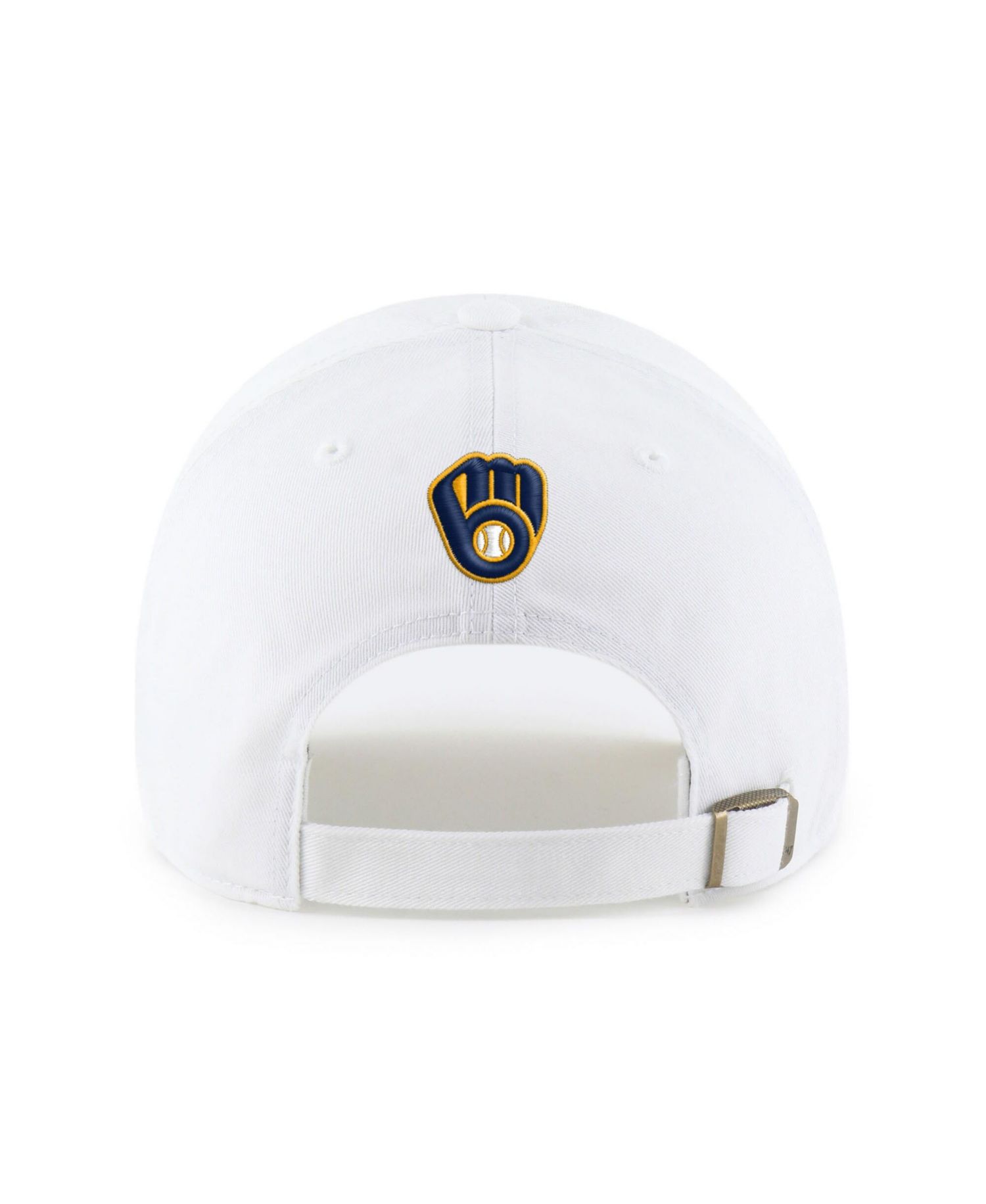 Preschool White Milwaukee Brewers Ice Cream Helmet Clean Up Adjustable Hat