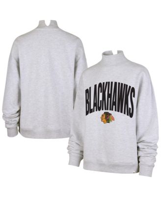 Women's Heather Gray Chicago Blackhawks Subtle Muse Sweatshirt