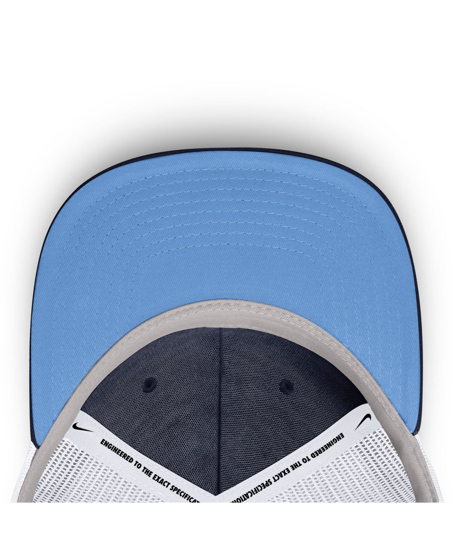Мужская кепка Nike Navy Tampa Bay Rays Primetime Club Adjustable Trucker Hat — фото 5
