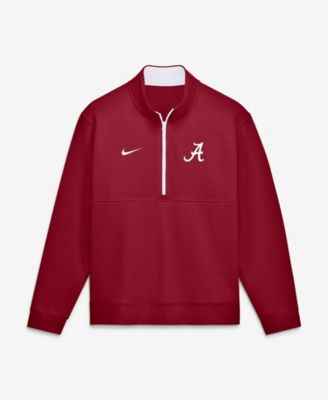Men's Crimson Alabama Crimson Tide Primetime Club Fleece Half-Zip Pullover Sweatshirt