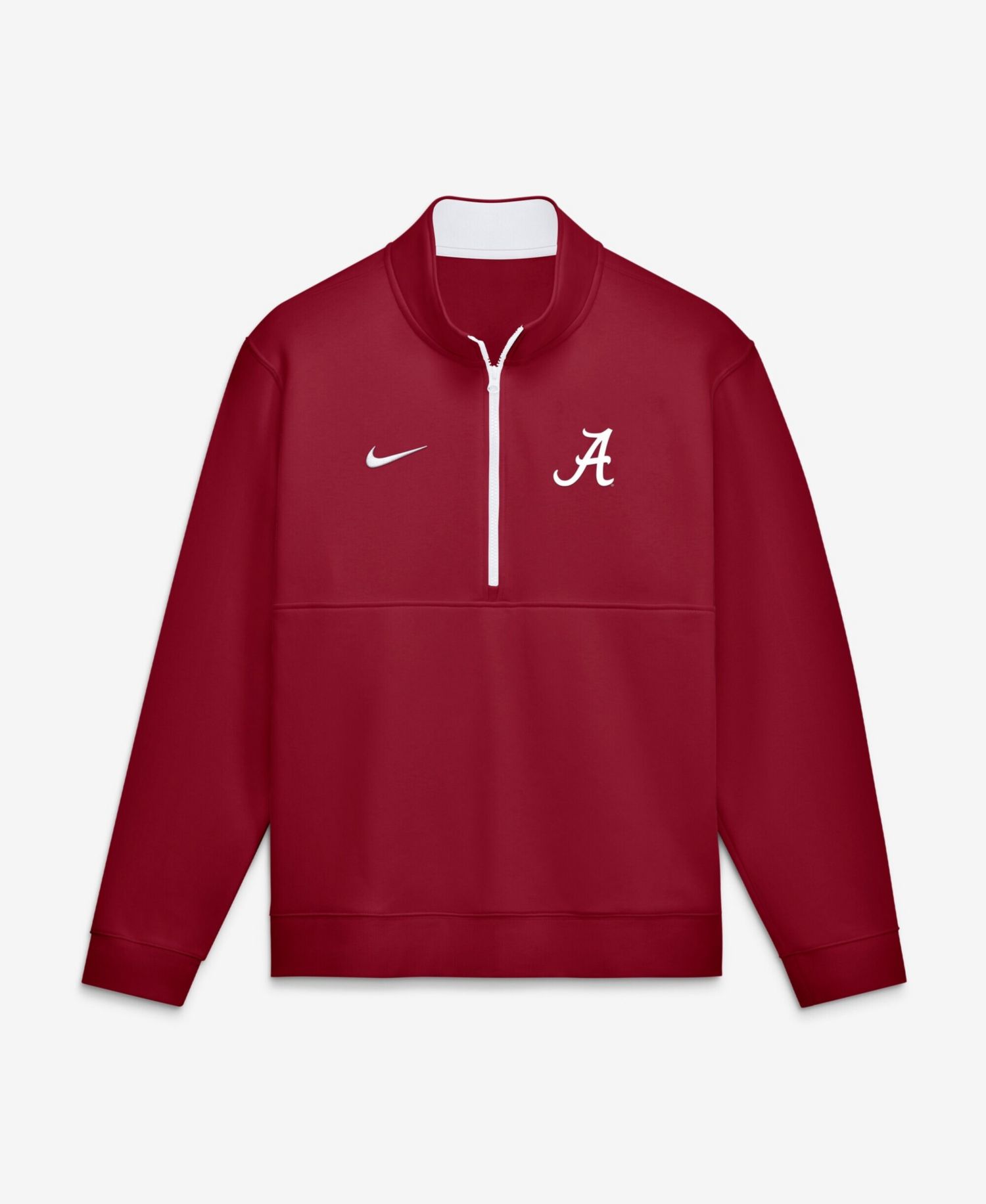 Men's Crimson Alabama Crimson Tide Primetime Club Fleece Half-Zip Pullover Sweatshirt