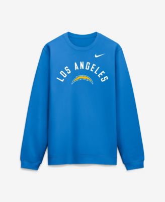 Men's Powder Blue Los Angeles Chargers Defensive Leader Club Fleece Pullover Sweatshirt