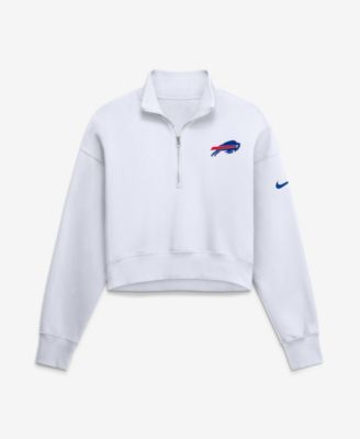 Women's Buffalo Bills Phoenix Fleece Oversized Quarter-Zip Sweatshirt