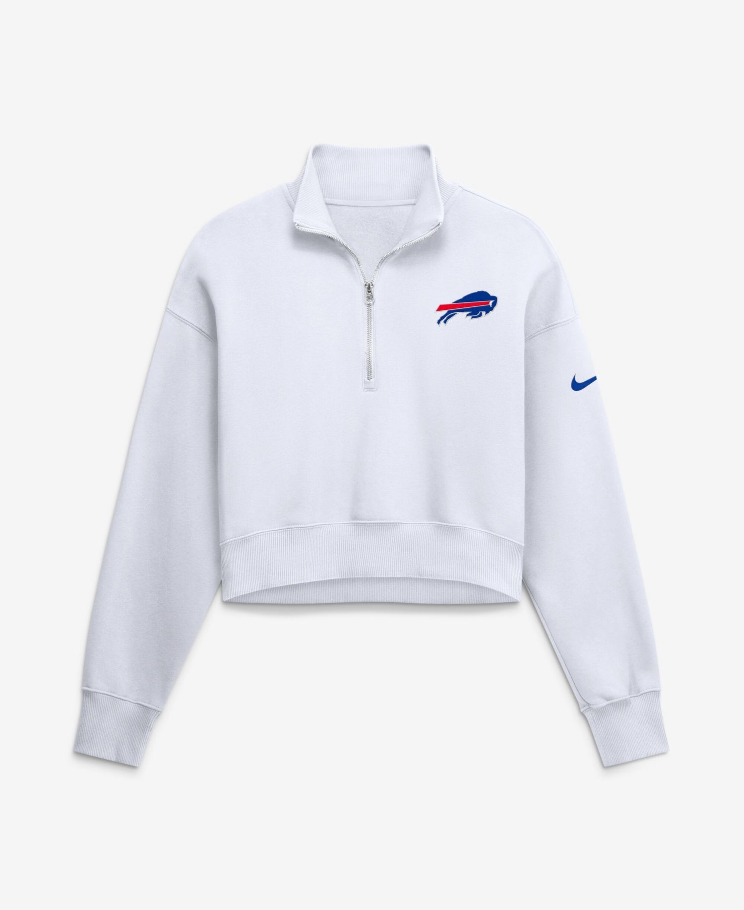 Women's Buffalo Bills Phoenix Fleece Oversized Quarter-Zip Sweatshirt