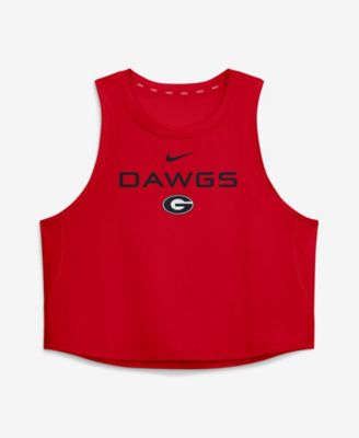 Women's Georgia Bulldogs One Dri-FIT Cropped Tank Top