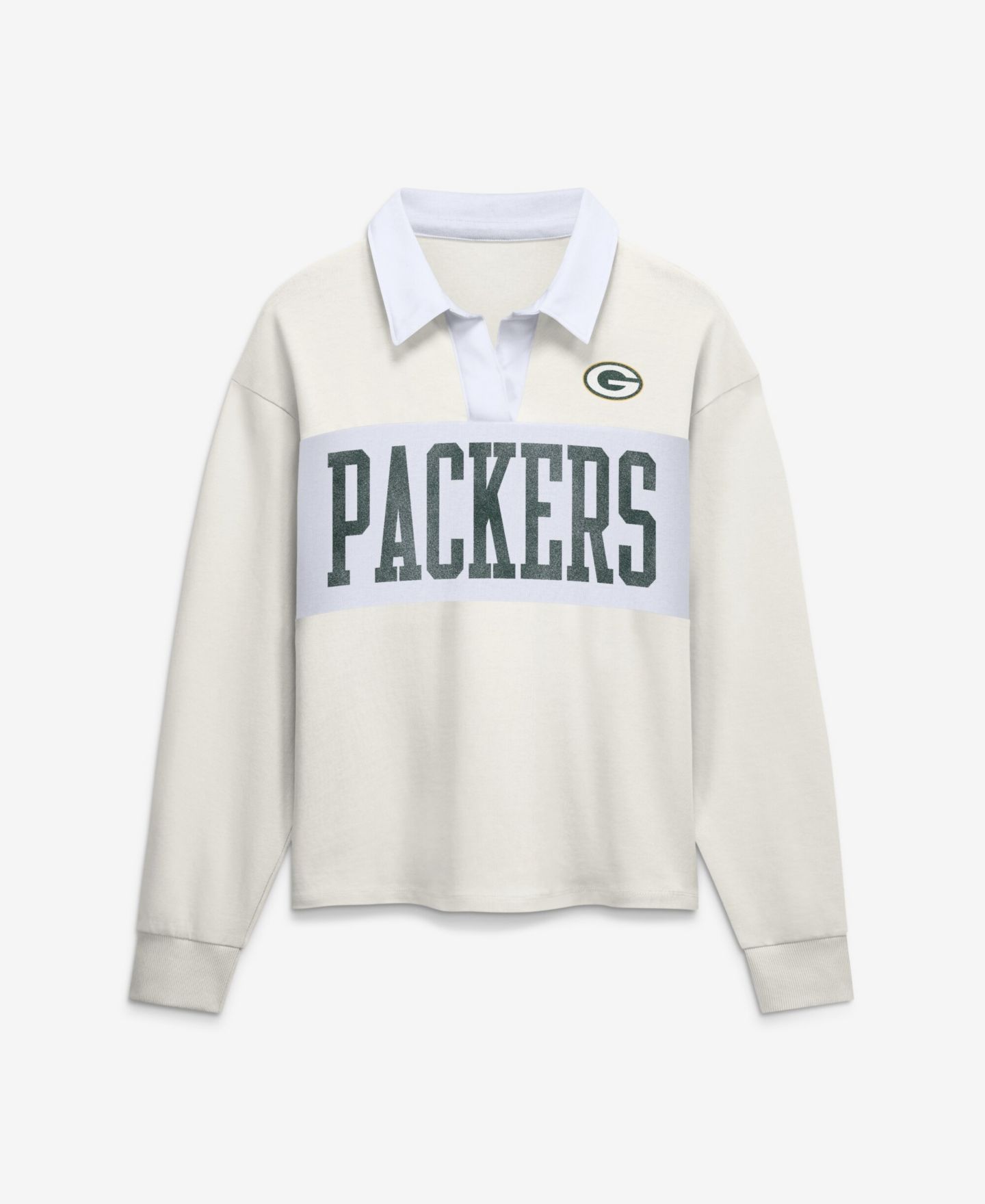Женское поло Fanatics Green Bay Packers Heritage Play Action Long Sleeve Polo — фото 1