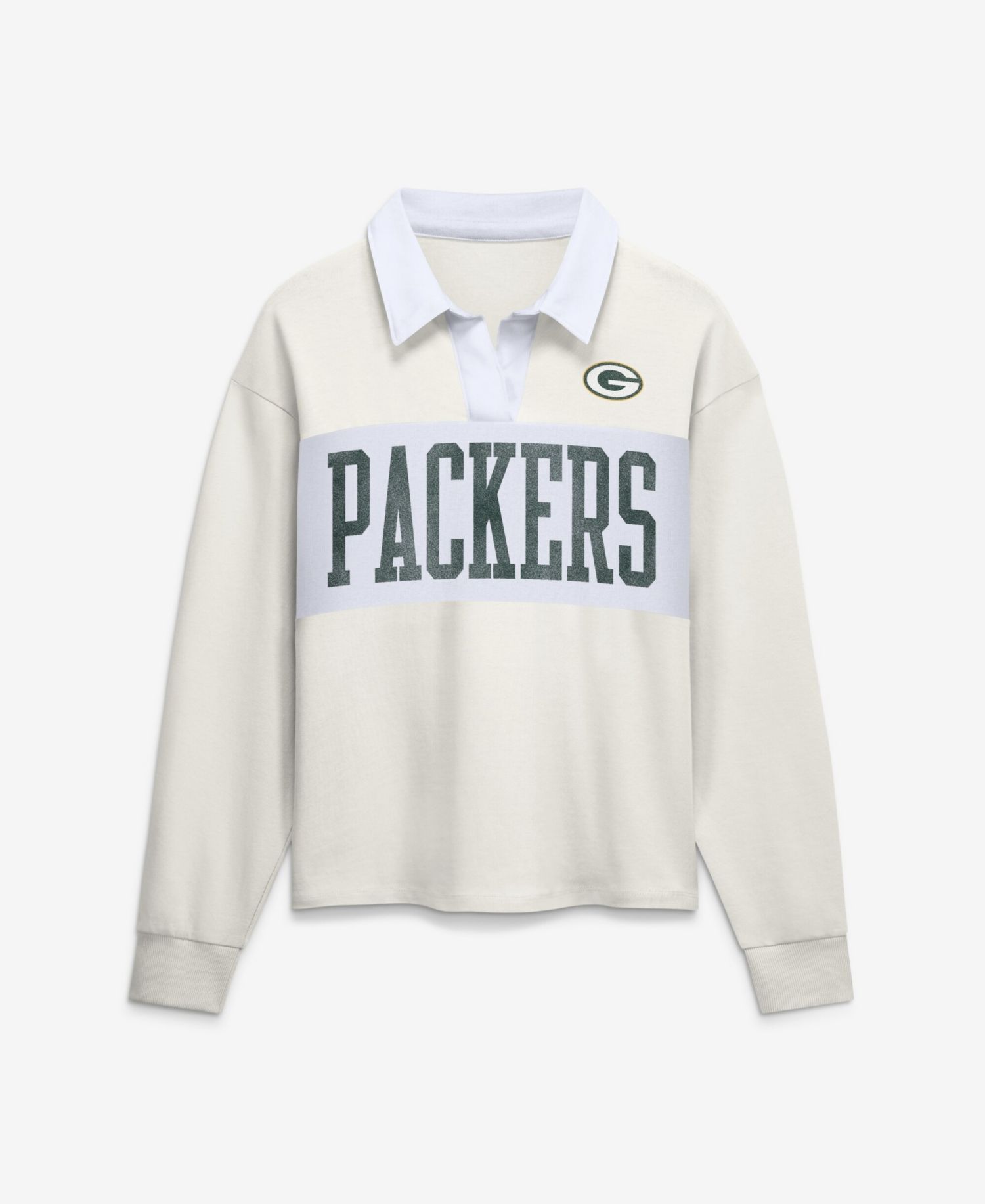 Women's Green Bay Packers Heritage Play Action Long Sleeve Polo