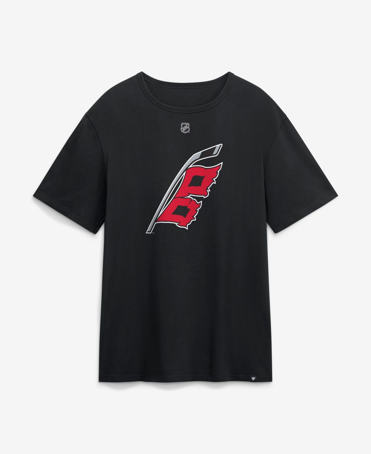 Men's Brandon Bussi Black Carolina Hurricanes Authentic Stack Name & Number T-Shirt