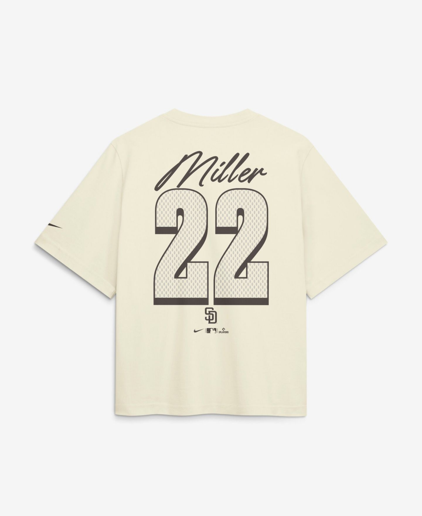 Женская футболка Nike Mason Miller San Diego Padres Boxy Name & Number — фото 3