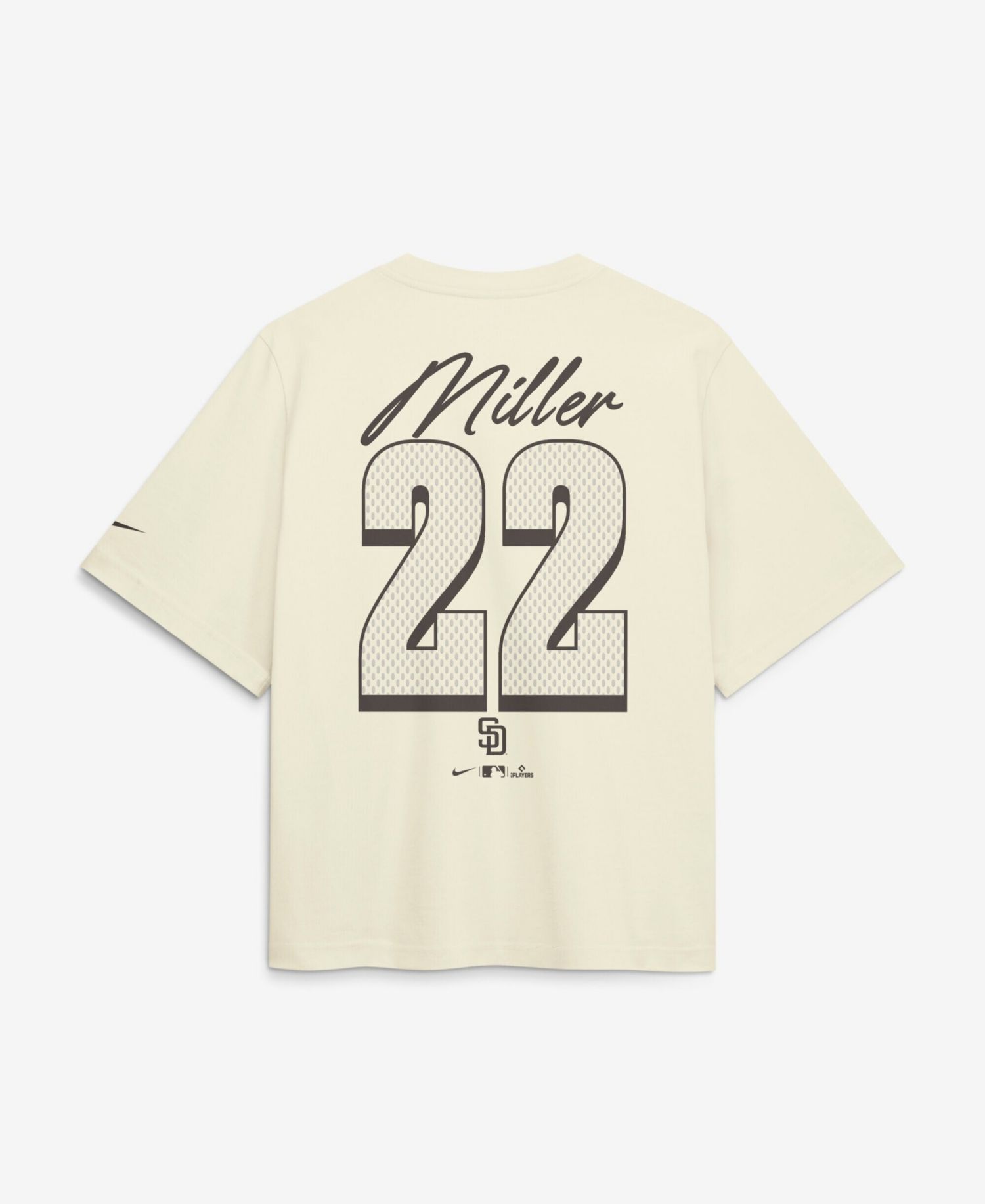 Women's Mason Miller San Diego Padres Boxy Name & Number T-Shirt