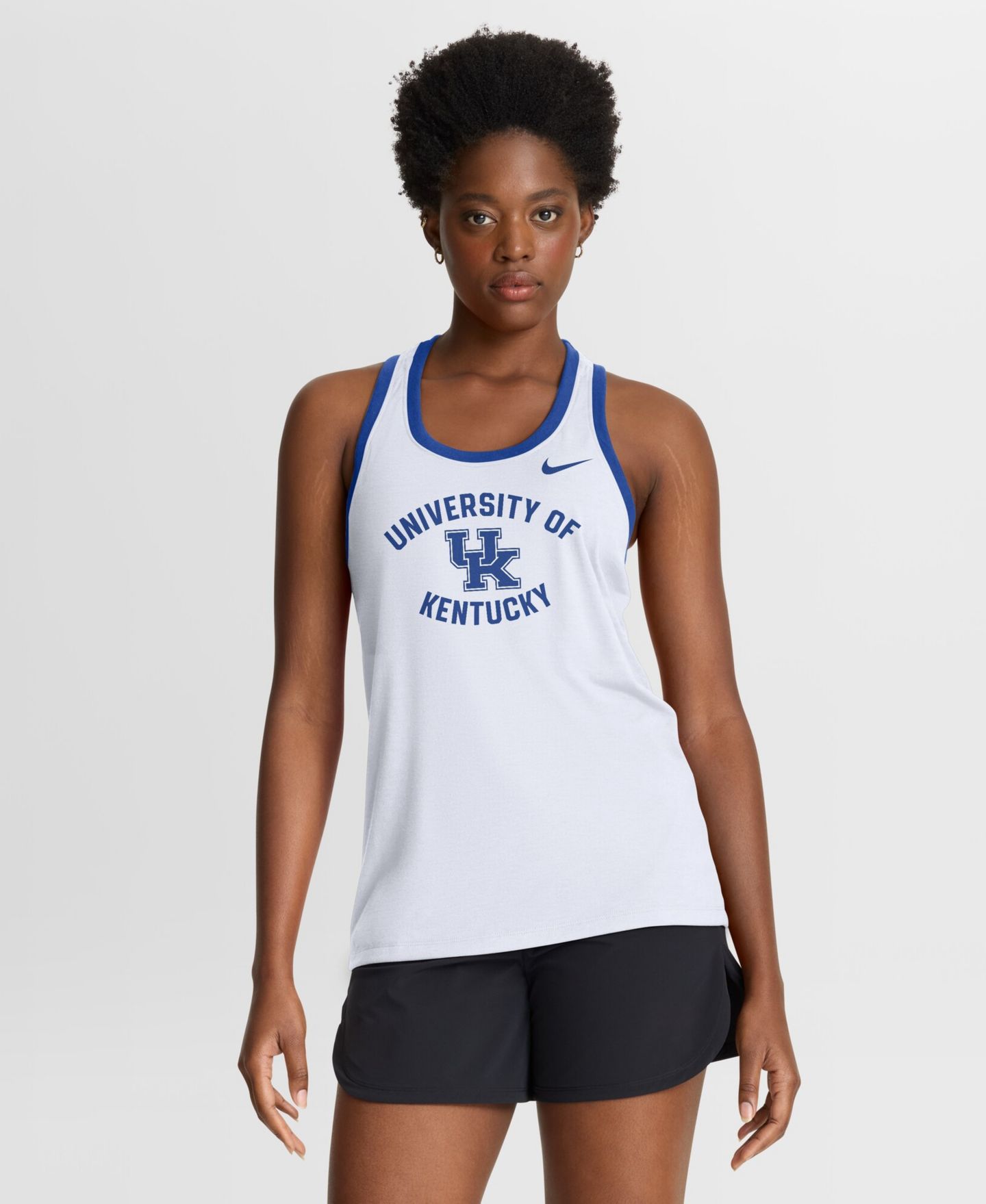 Женский топ Nike Kentucky Wildcats Uni Name Tri-Blend Scoop Neck Racerback — фото 1