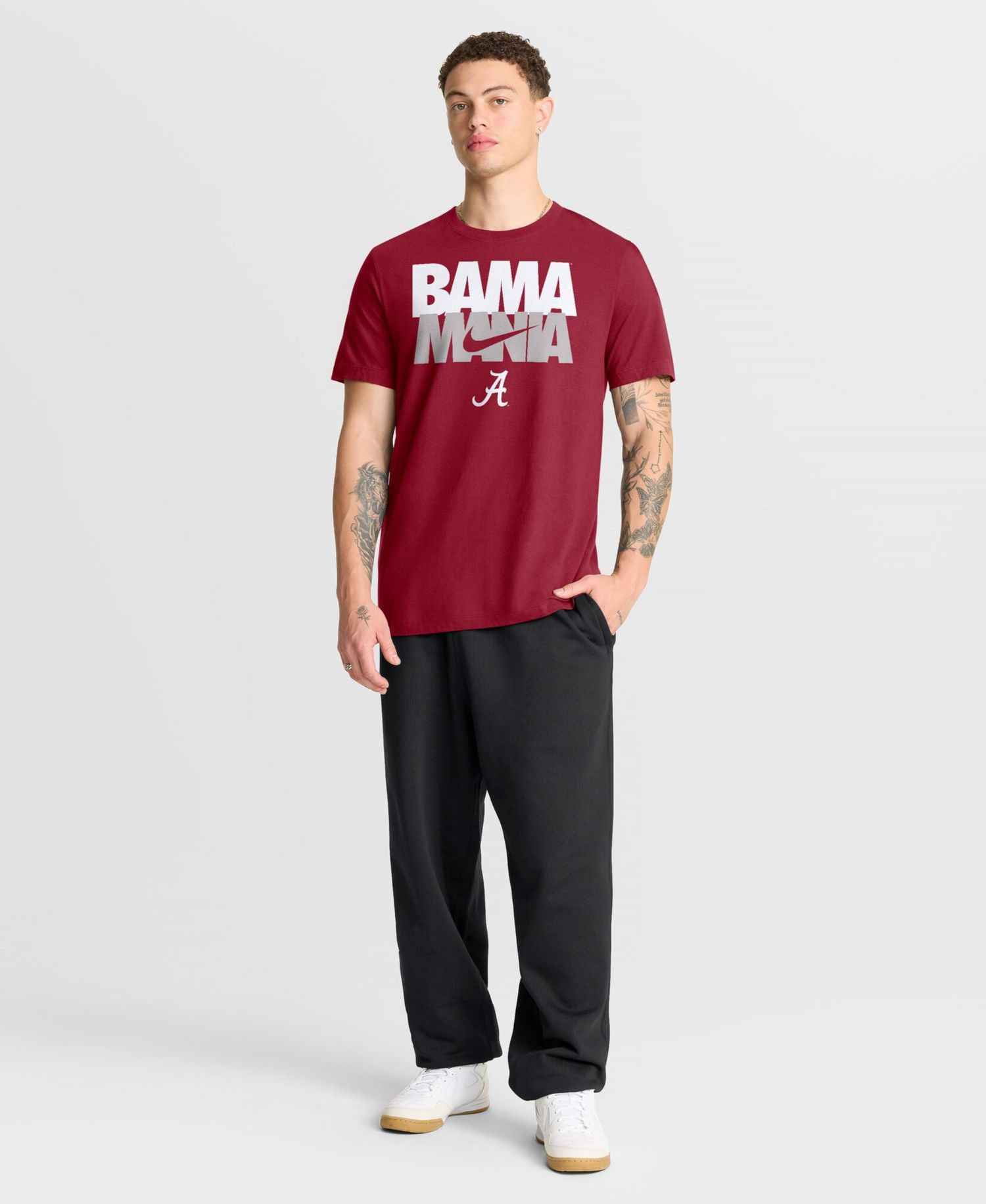 Men's Crimson Alabama Crimson Tide Campus Local Madness T-Shirt