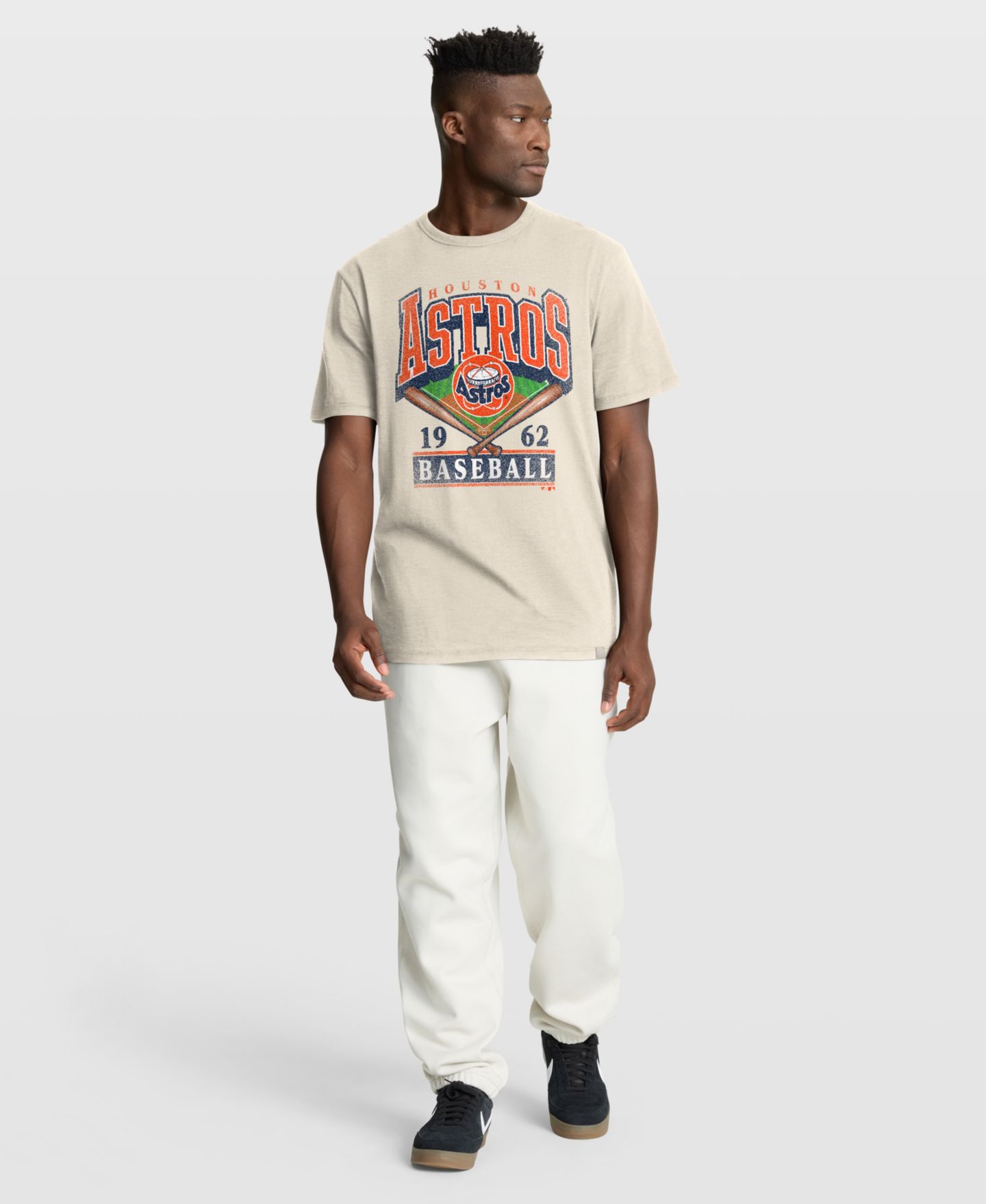 Мужская футболка Fanatics Tan Houston Astros Stadium Slub — фото 5