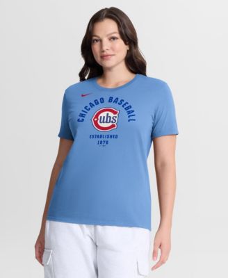 Women's Light Blue Chicago Cubs Alternate T-Shirt