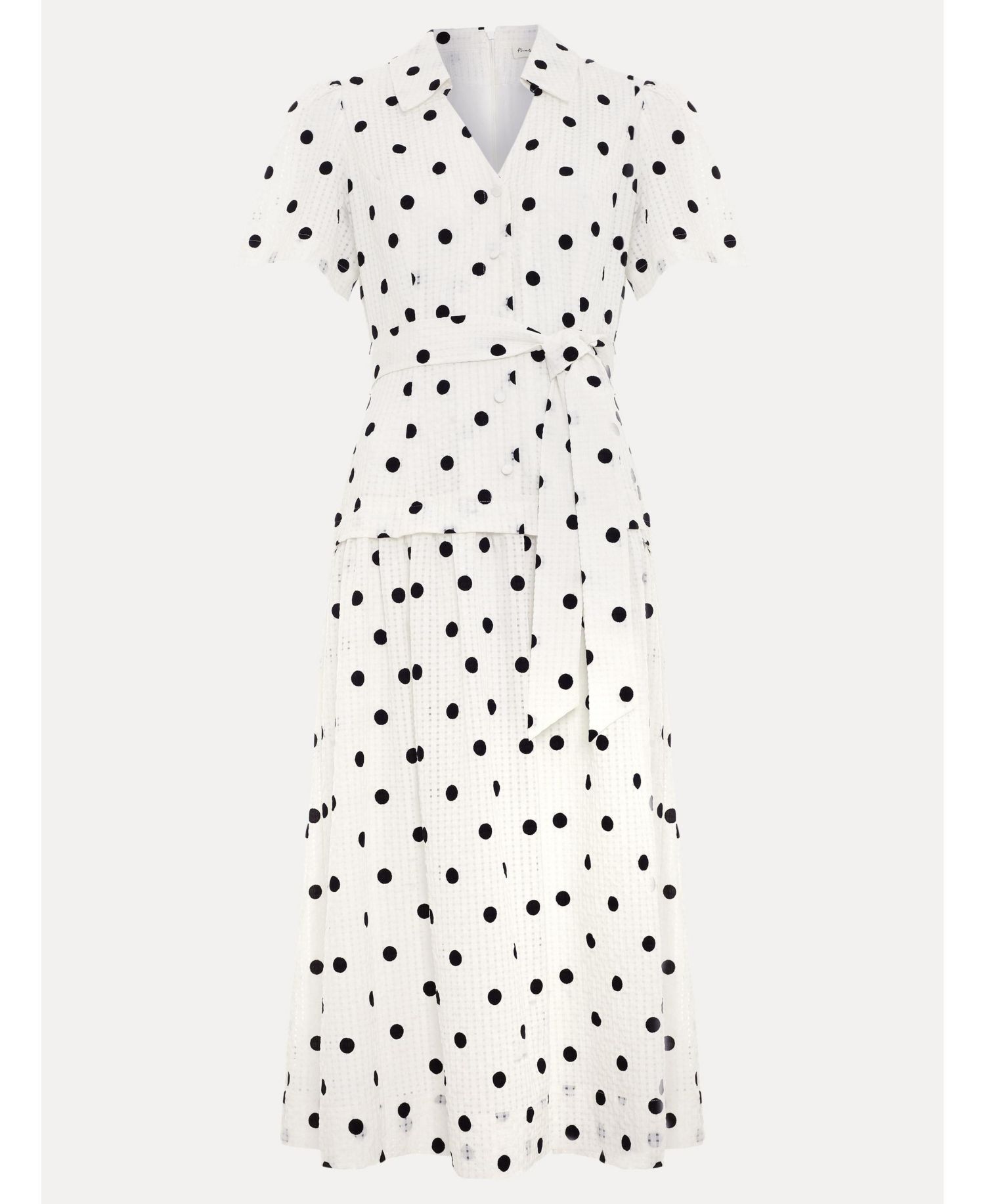 Women's Adele Polka-Dot A-Line Midi Dress