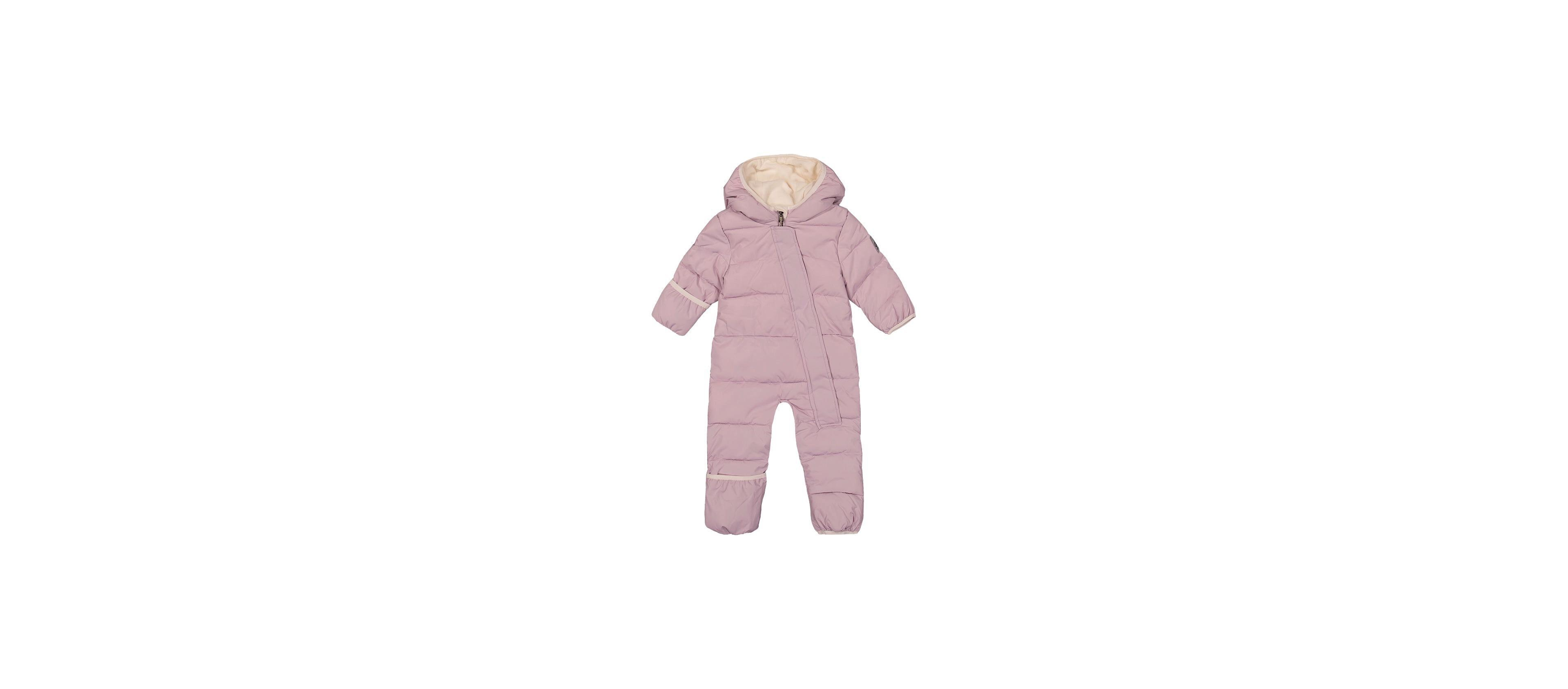 Deux par Baby Girl (3M-24M) Cloud One Piece Snowsuit Adapted for Car Seats