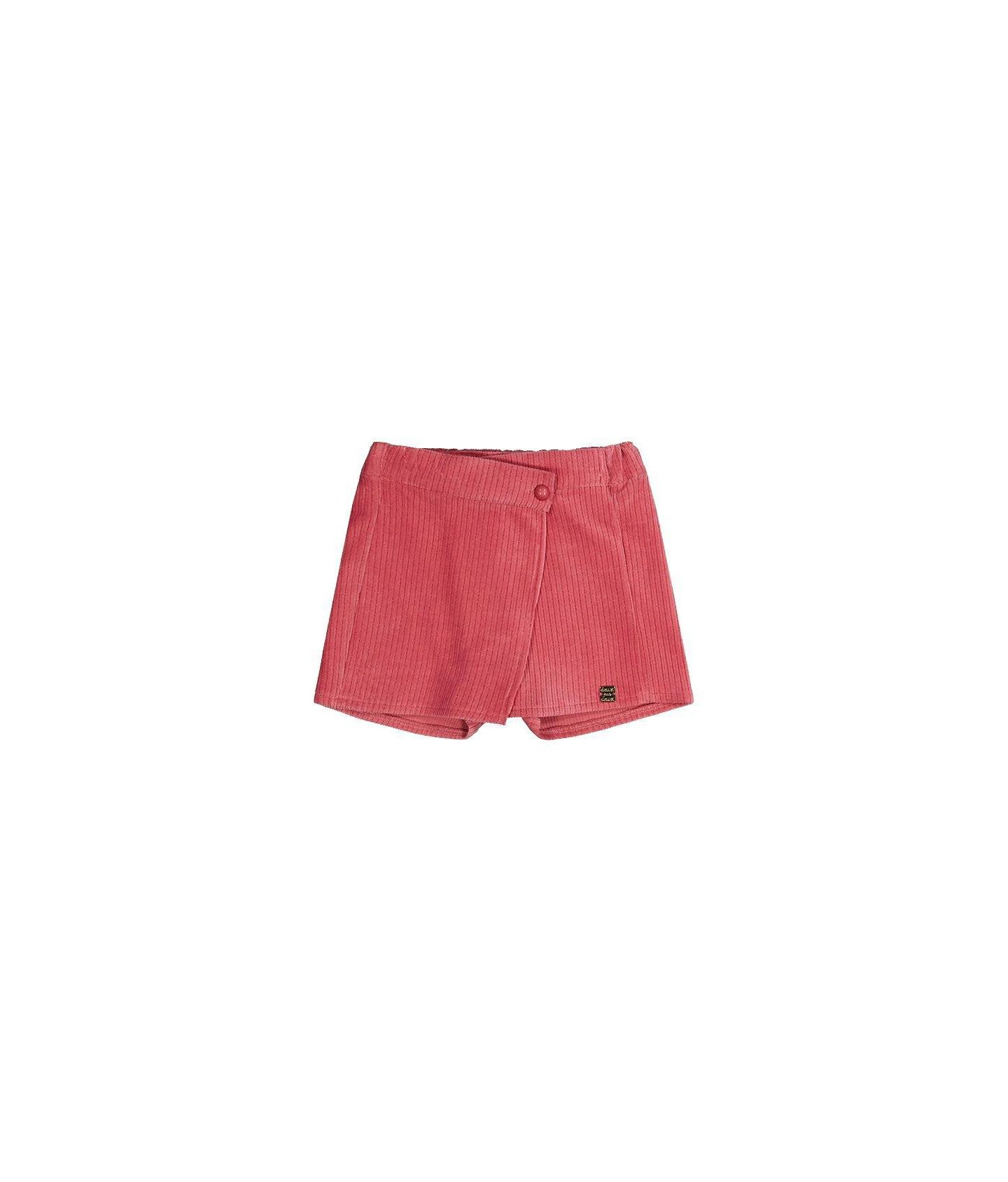 Юбка Deux par Deux (size 2T to 5T) Corduroy Skirt Raspberry для девочек-малышей, цвет: Малиновый розовый — фото 1