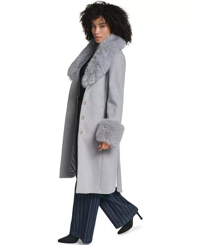 Women's Single-Breasted Long Wool-Blend Coat, Created for Macy's - thumbnail 8