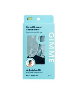 Sweet Dreams Satin Bonnet  Ultra Soft Sleep Bonnet  Smooth and Frizz Free Hair  Medium Hair, 1 Count