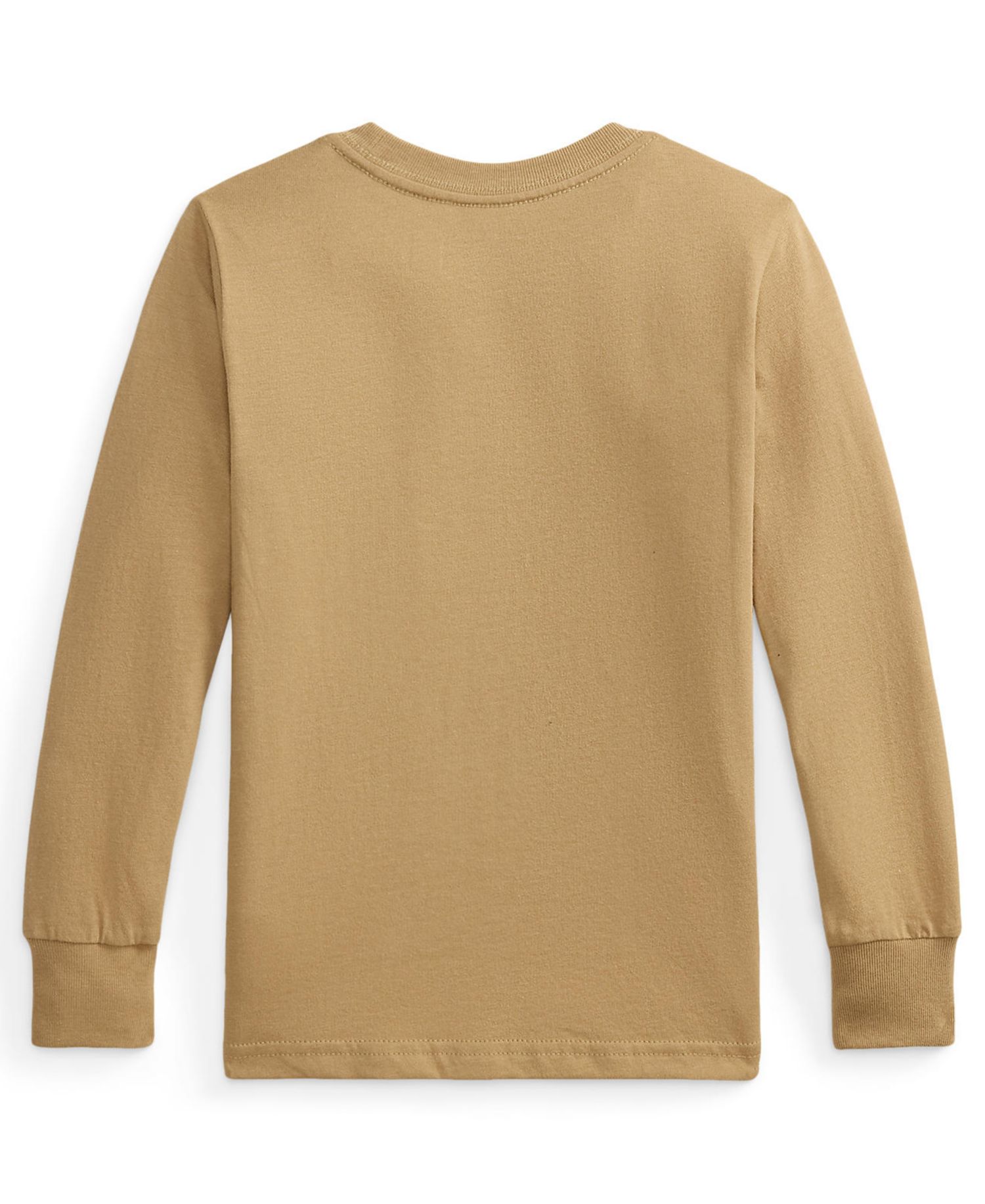 Boys' 2T-7 Polo Bear Cotton Long-Sleeve T-Shirt
