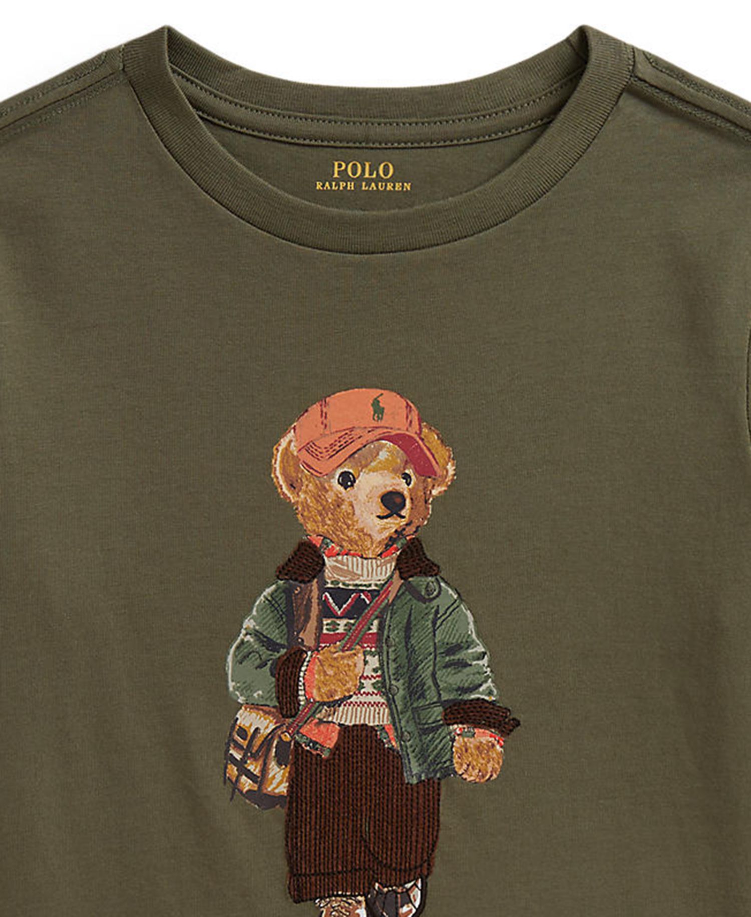 Boys' 2T-7 Polo Bear Cotton Jersey T-Shirt