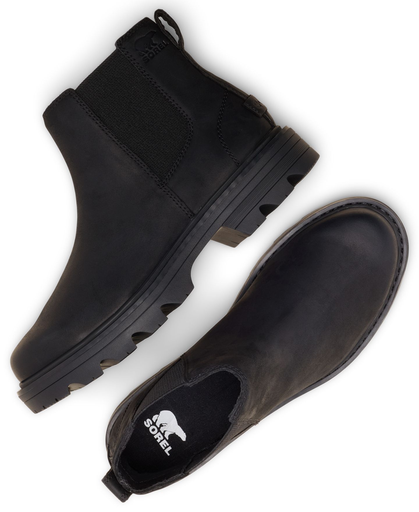 Женские ботинки Sorel Revel RD Chelsea Waterproof Booties, цвет: Чёрный — фото 10