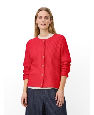 Women's MaLeryntha Cable-Knit Button-Front Cardigan