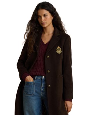 Women's Single-Breasted Peacoat