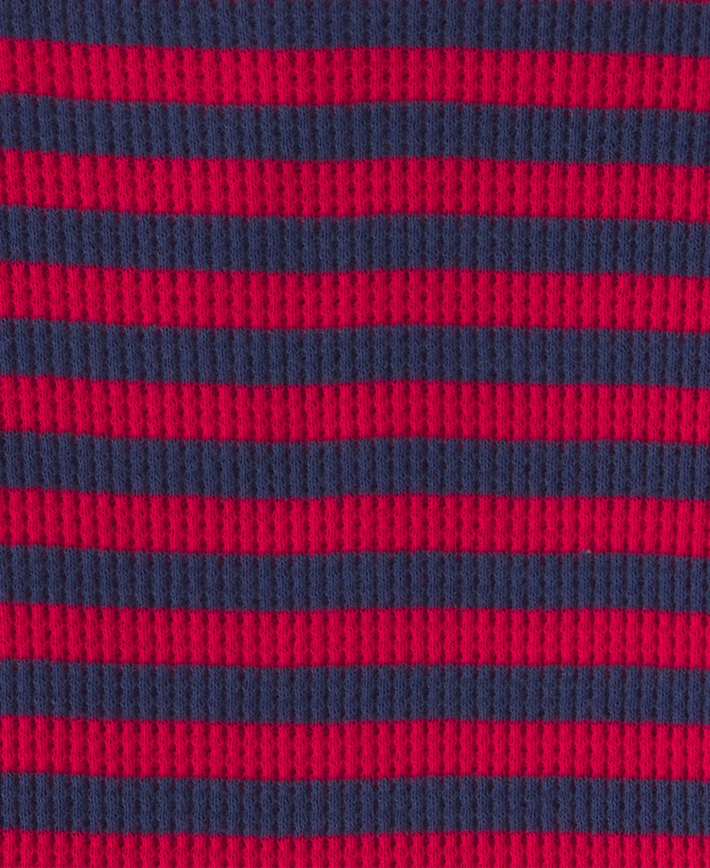 Детский комплект Oshkosh B'Gosh для малыша: полосатый термо-топ и твиловый полукомбинезон, цвет: Синий / Красный — фото 5
