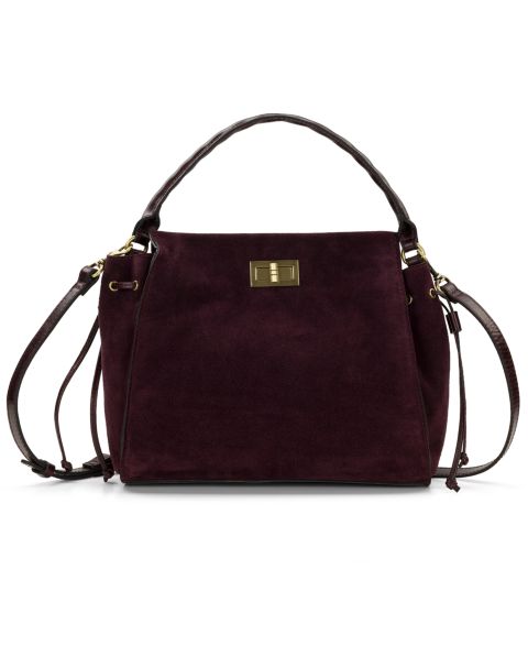 Женская сумка Patricia Nash Loenen Top Handle Small Shoulder, цвет: Сливовый