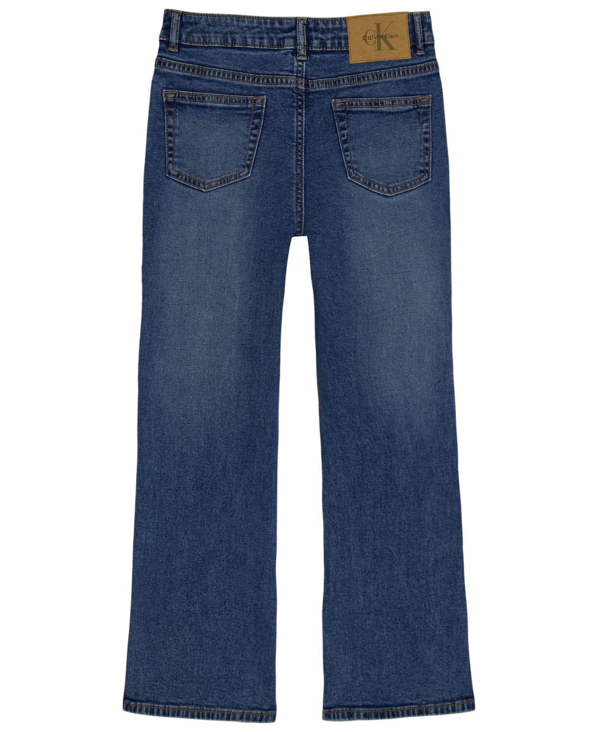 Calvin Klein Girls' 7-16 Logo Denim Jeans