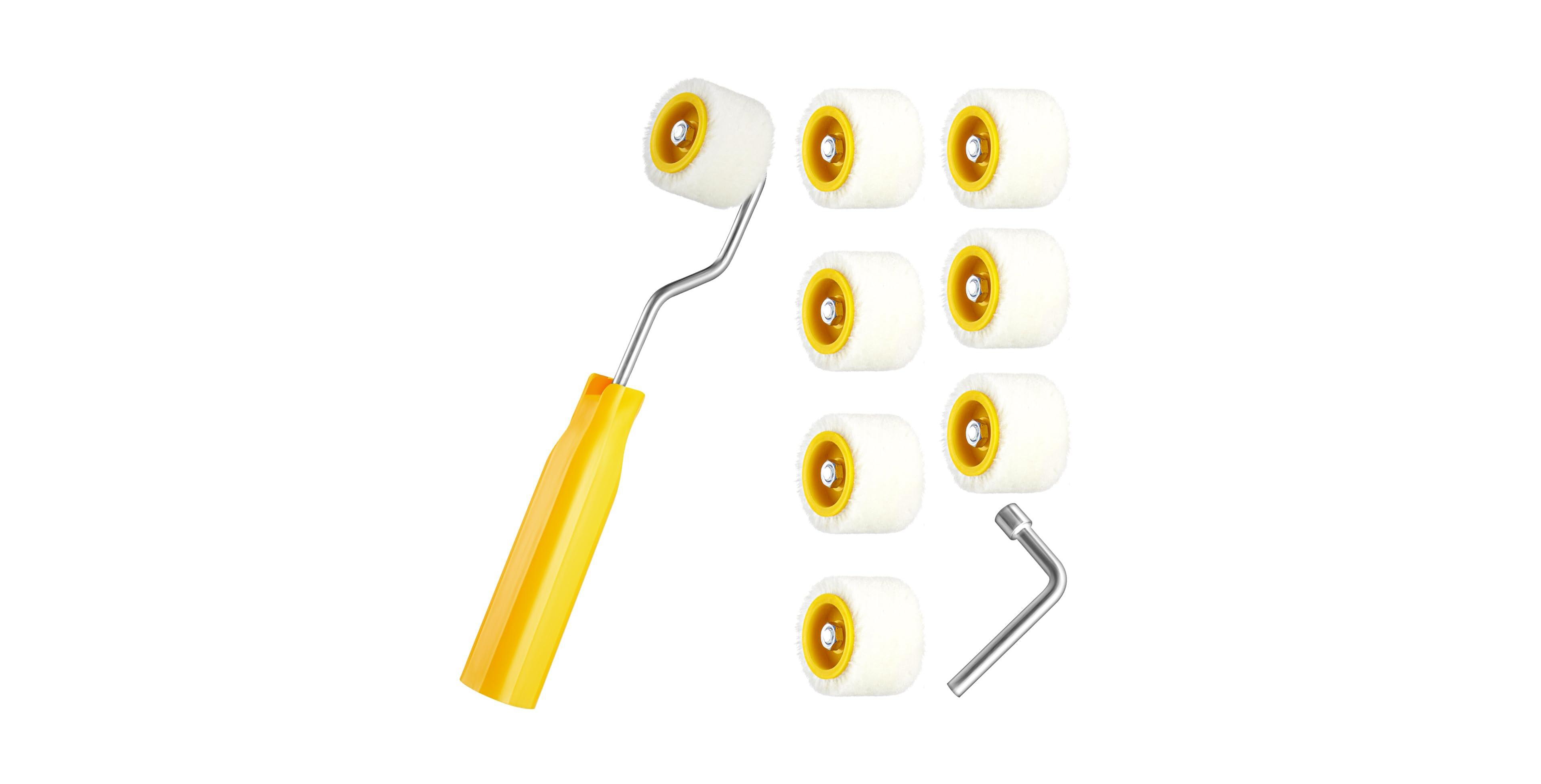 Xdovet Mini Paint Roller Touch Up Trim Edge Corner Brush Window Frame