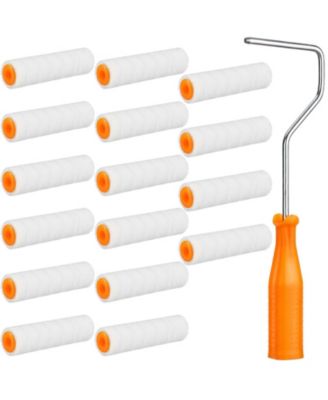 Mini Paint Roller Brush Set for Trim Edge Corner Window Frame Touch Up