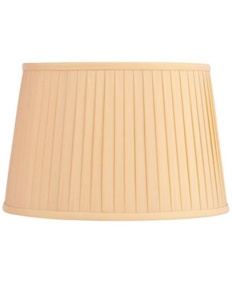 Mapo 14" Top x 17" Bottom x 11" High x 11" Slant Lamp Shade Replacement Large Drum Softback Washer Harp Finial