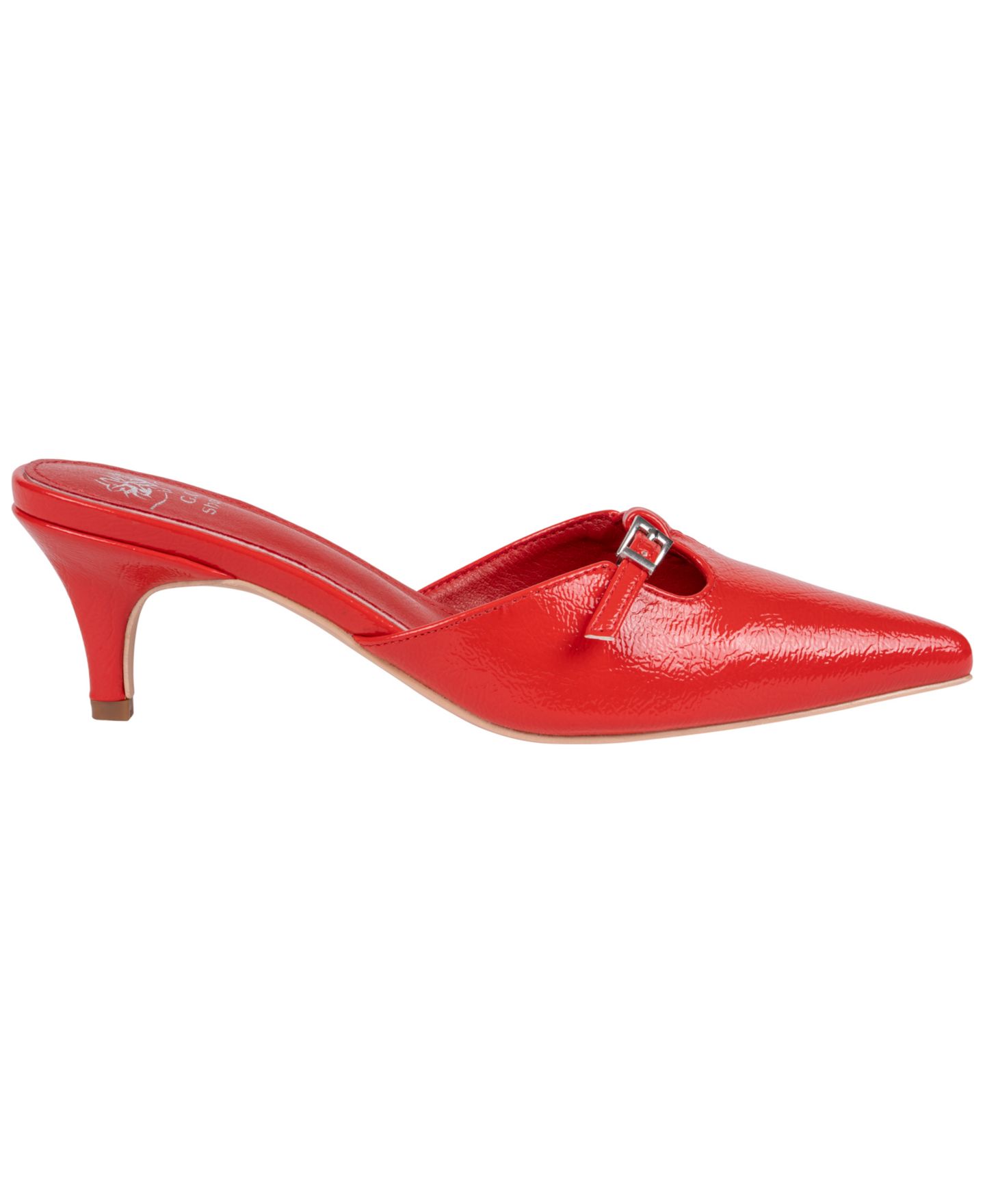 Женские сандалии GC Shoes Simone Patent Kitten Heel, цвет: Красный — фото 2