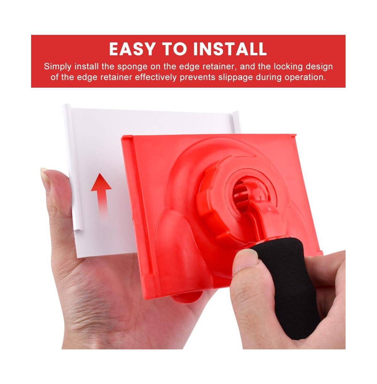 Xdovet Paint Edger Trimmer 360degree(s) Rotation Handle Replacement Pads Wall Ceiling Applicator