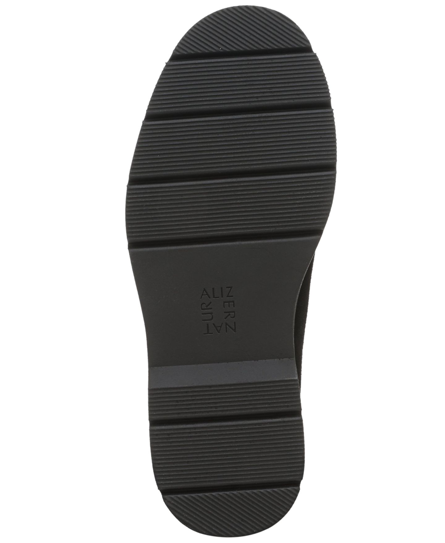 Женские туфли Naturalizer Tisha Oxford Round Toe, цвет: Чёрный замшевый — фото 5