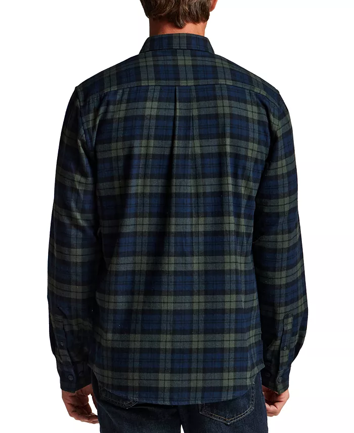 Men's Plaid Flannel Regular-Fit Shirt - thumbnail 9
