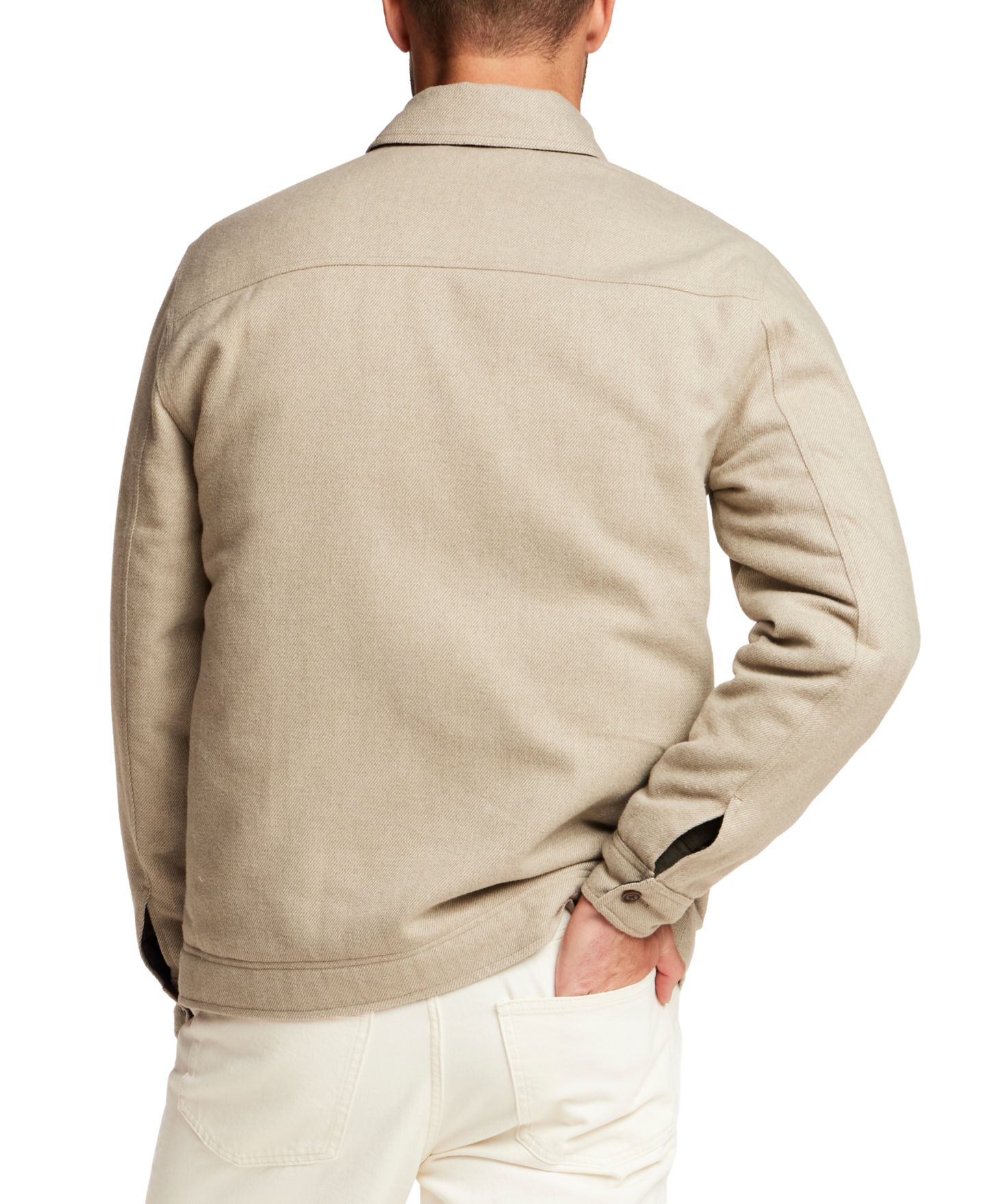 Мужская куртка Weatherproof Vintage Faux Wool Padded, цвет: Серо-бежевый — фото 5