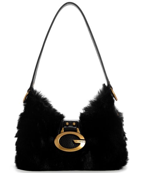 Женская сумка GUESS Camden Small Shoulder Handbag, цвет: Чёрный