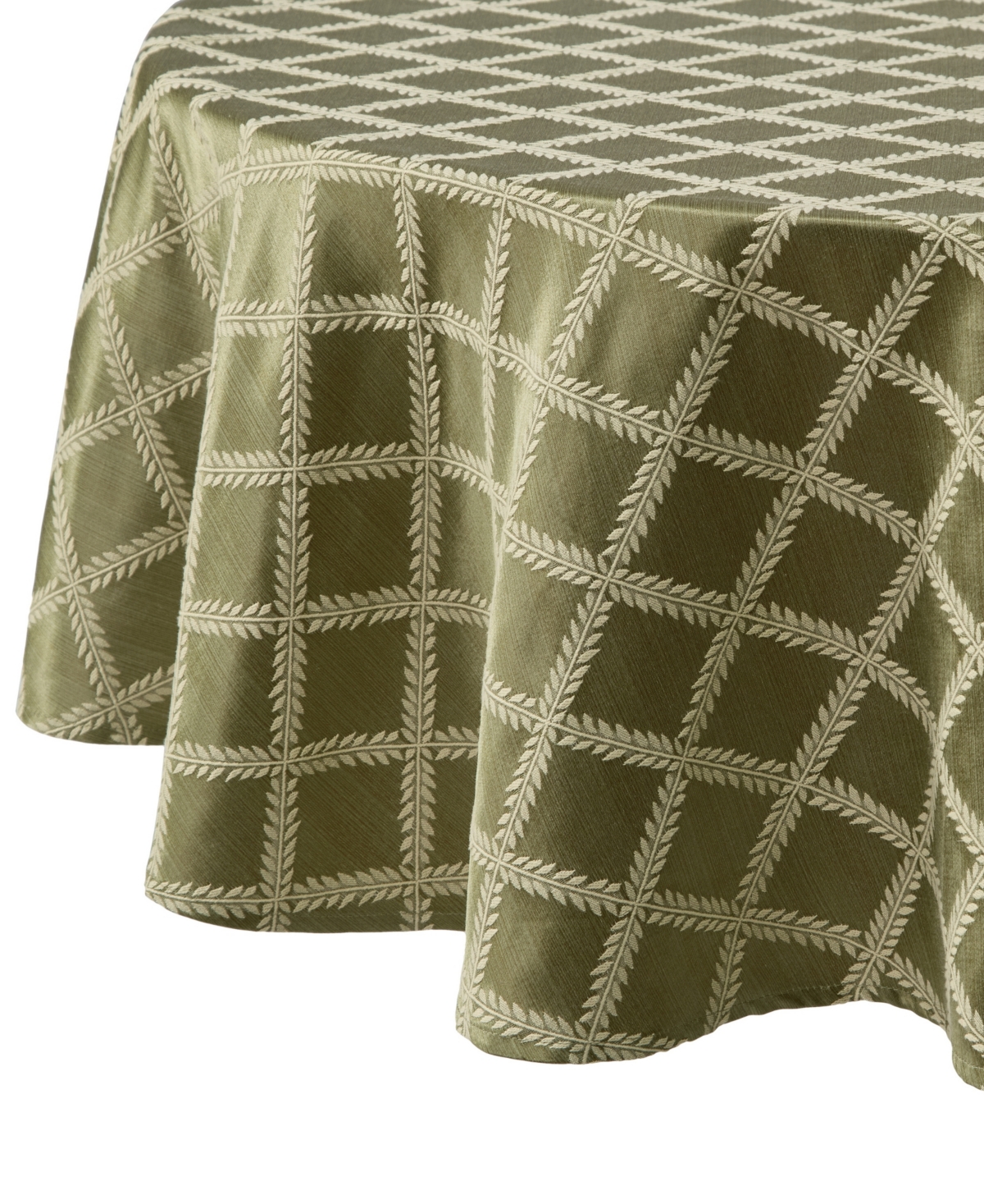 Lenox Laurel Leaf Round Tablecloth, 70" x